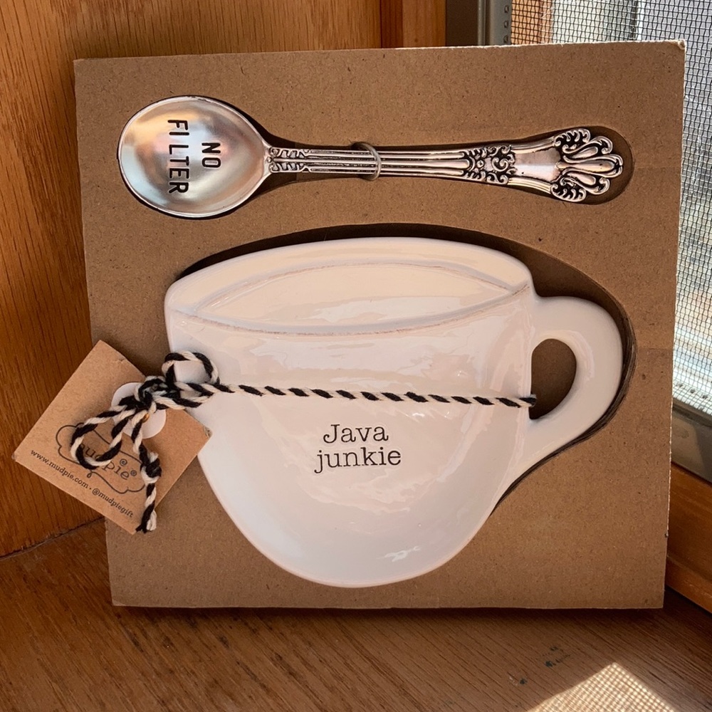 Java Junkie Coffee and Spoon Rest Set